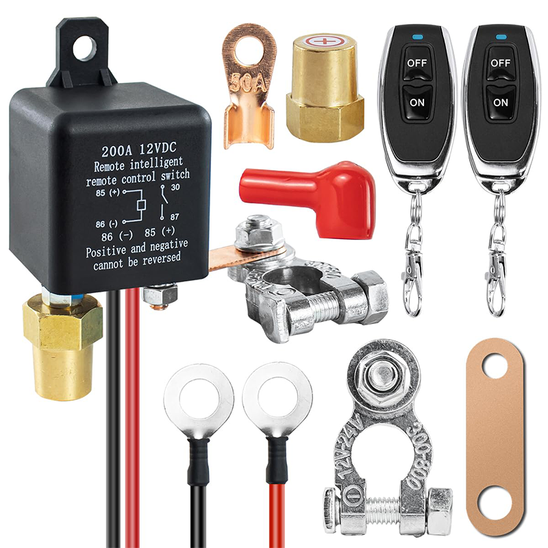 Remote Battery Disconnect Switch Kit for Car