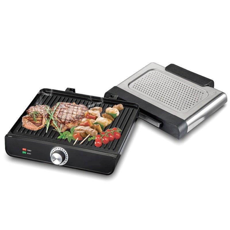 ⏳Limited-time 50% off⏰2200W Smokeless Indoor Grill with Non-Stick Plate🥩