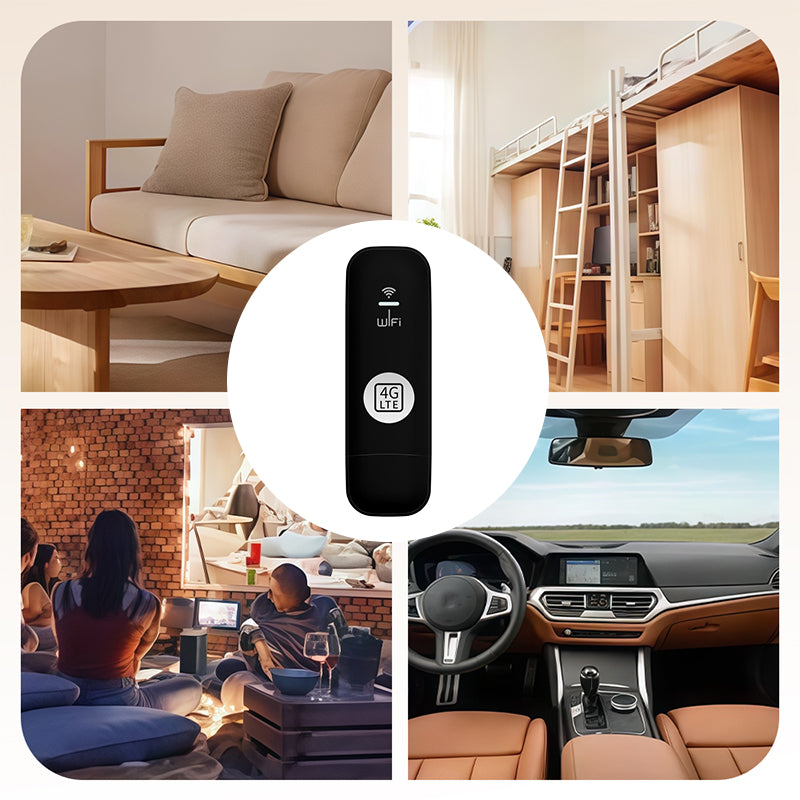 Portable 4G USB WiFi Dongle & Mobile Hotspot Router