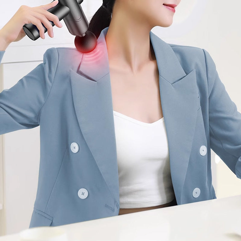 🔥2025 Hot Sale 50% OFF🔥Handheld Electric Massage Gun with 4PCS Heads