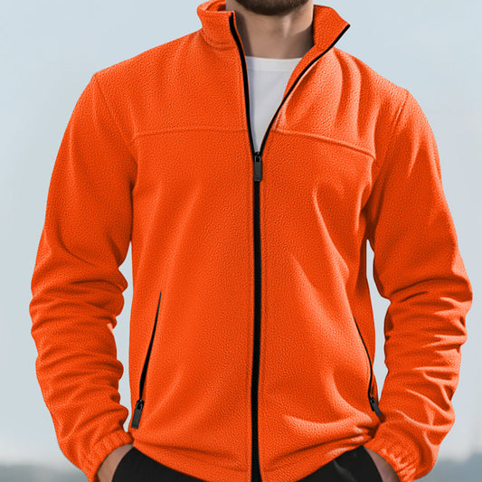 🔥Hot Sale Offers-Men's Full-Zip Warm Jacket with Pockets