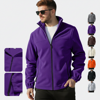 🔥Hot Sale Offers-Men's Full-Zip Warm Jacket with Pockets