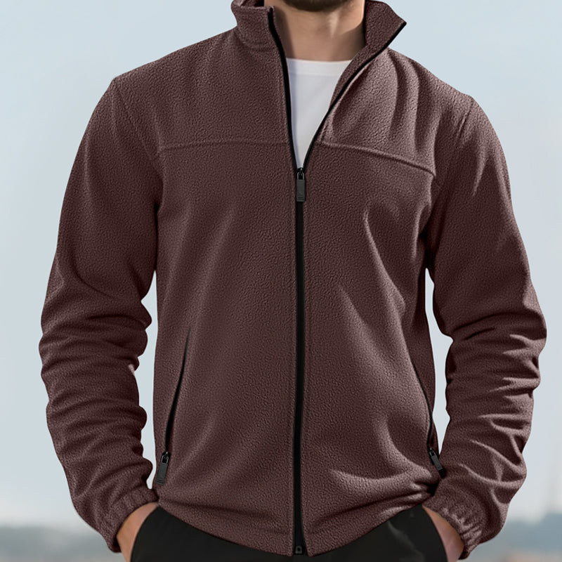 🔥Hot Sale Offers-Men's Full-Zip Warm Jacket with Pockets