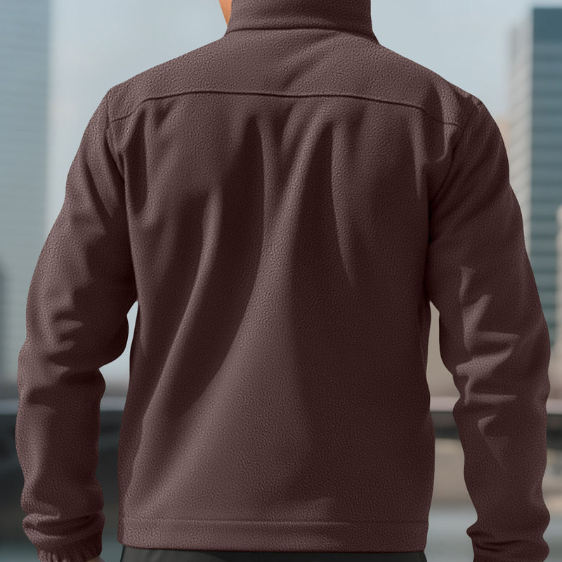 🔥Hot Sale Offers-Men's Full-Zip Warm Jacket with Pockets