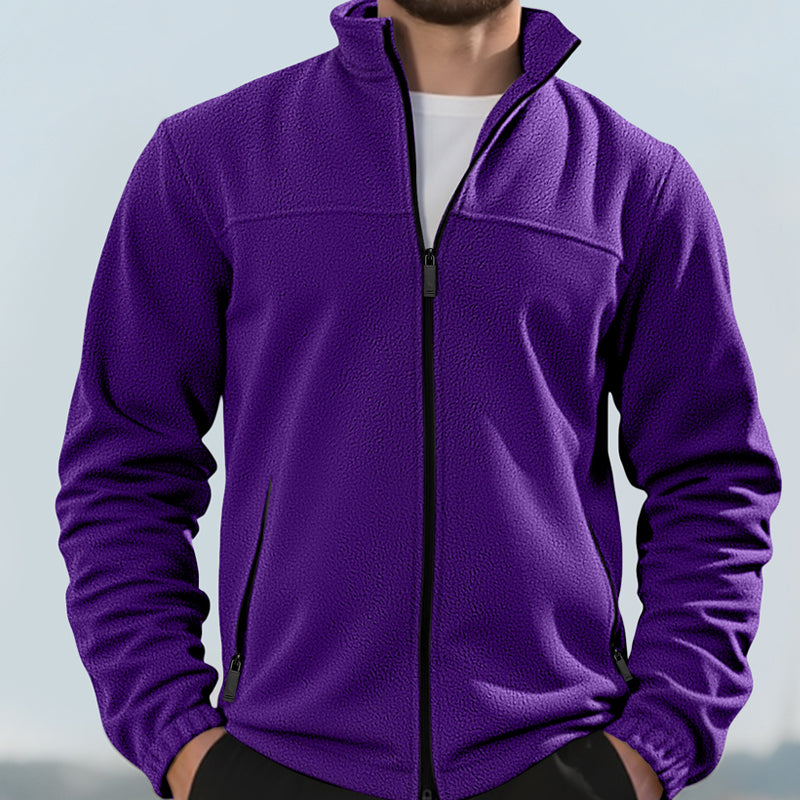 🔥Hot Sale Offers-Men's Full-Zip Warm Jacket with Pockets