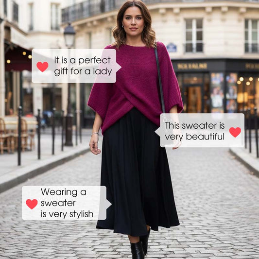 Women's Batwing Sleeve Knit Sweater