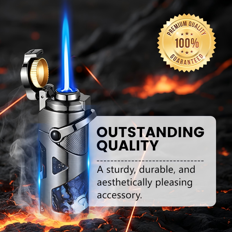 📢50 % OFF !!⏰Windproof & Multifunctional Portable Cigar Lighter