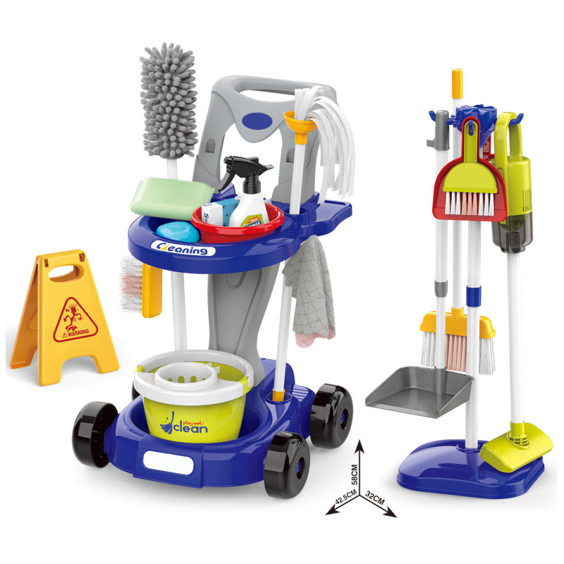 🎁 Hot Sale 50% OFF 🔥Kids Cleaning Playset with Toy Vacuum