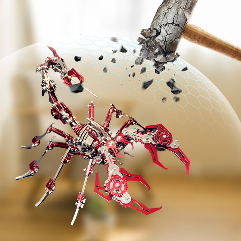 🛠️ 50% OFF NOW! 🦂 3D Scorpion Metal Puzzle – Mechanical Assembly Model, Challenging & Decorative 🧩⚙️
