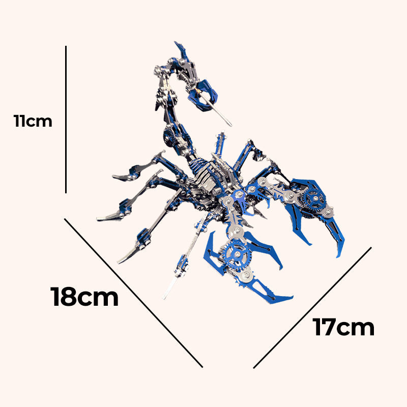🛠️ 50% OFF NOW! 🦂 3D Scorpion Metal Puzzle – Mechanical Assembly Model, Challenging & Decorative 🧩⚙️