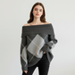 Women's Off-the-Shoulder Argyle Knit Sweater