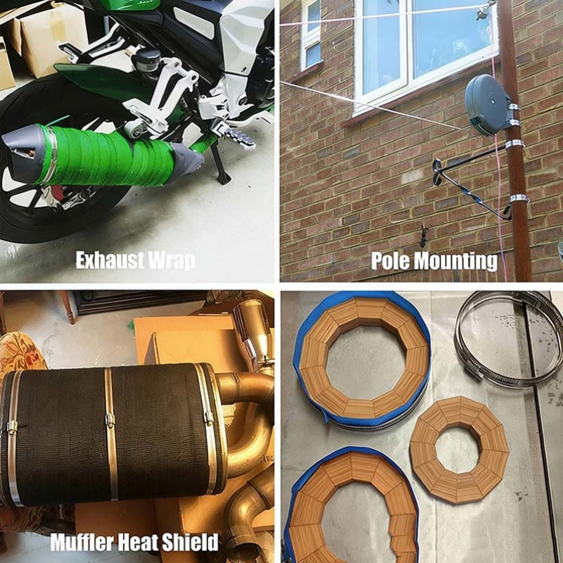 Adjustable 304 Stainless Steel Hose Clamps Assortment Kit