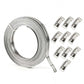 Adjustable 304 Stainless Steel Hose Clamps Assortment Kit