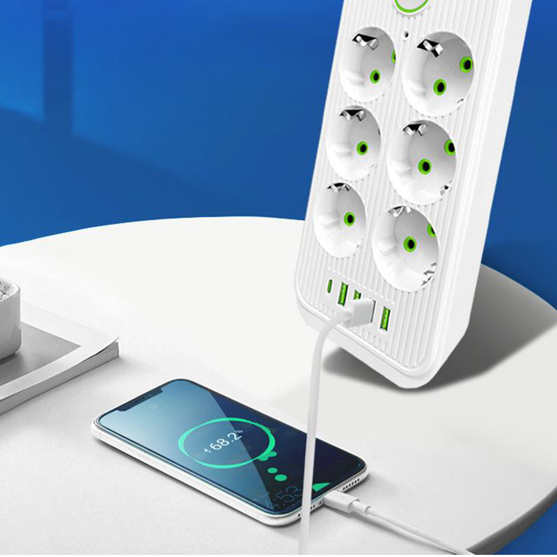 Power Strip with Multiple Outlets
