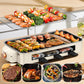 🍢Large Capacity Detachable Multi-Function Smokeless Electric Grill