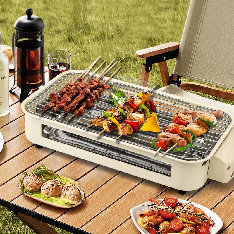 🍢Large Capacity Detachable Multi-Function Smokeless Electric Grill