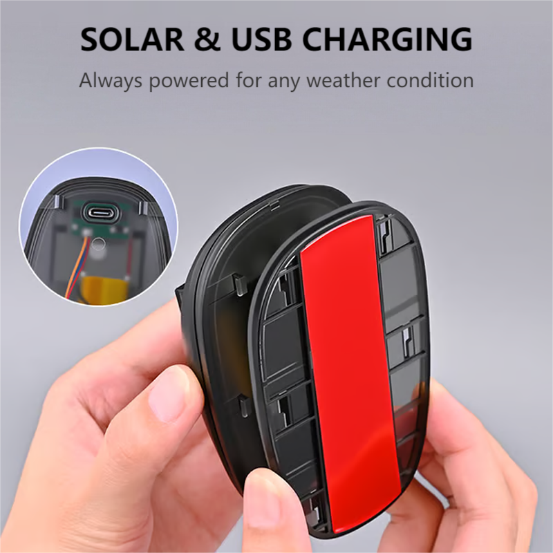 ☀️ 50% OFF NOW! 💡 Solar-Powered Car Roof Light – Waterproof, Remote Control & Easy Installation 🚗✨