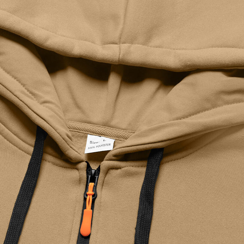 Men's Two-Piece Hooded Tracksuit Set