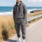 Men's Two-Piece Hooded Tracksuit Set