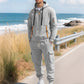 Men's Two-Piece Hooded Tracksuit Set