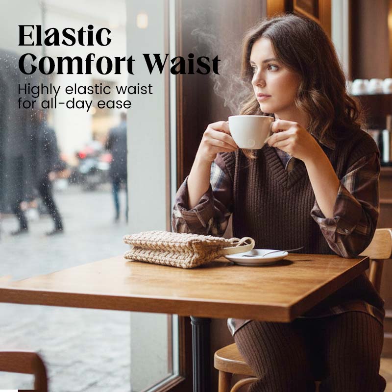 🔥New arrivals offer-Women's Elegant Faux Two-Piece Shirt & Pants Lounge Set