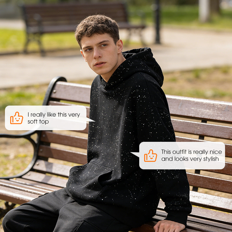 🔥Hot Sale Offers-Comfortable Starry Sky Pullover Hoodie