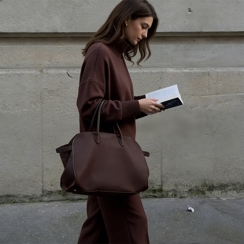 🔥New arrivals offer-High-Neck Side-Zip Sweatshirt & Pants Set