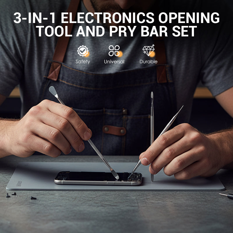 📱 BUY 1 GET 1 FREE! 🛠️ 3-in-1 Electronics Opening Kit – Pry Tools, Spudgers & Precision Screwdrivers for Phones & Laptops 📦✨