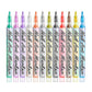 12-Color Acrylic Nail Art Pens Set