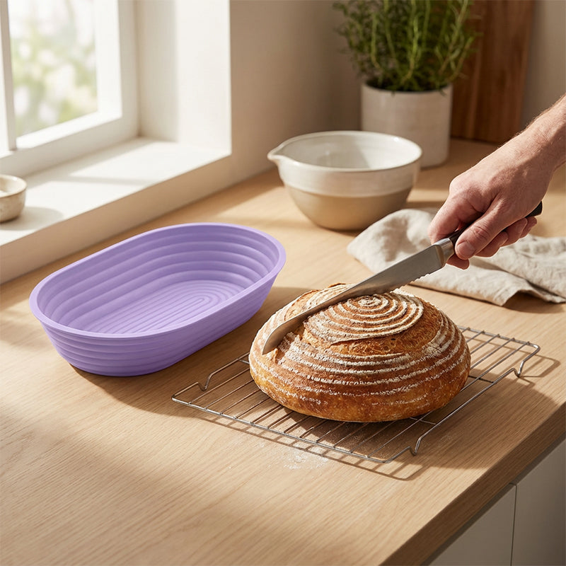 Collapsible Silicone Bread Proofing Basket