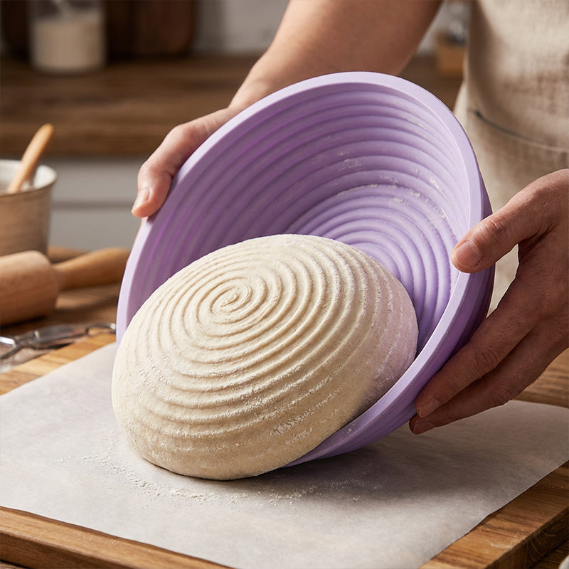 Collapsible Silicone Bread Proofing Basket
