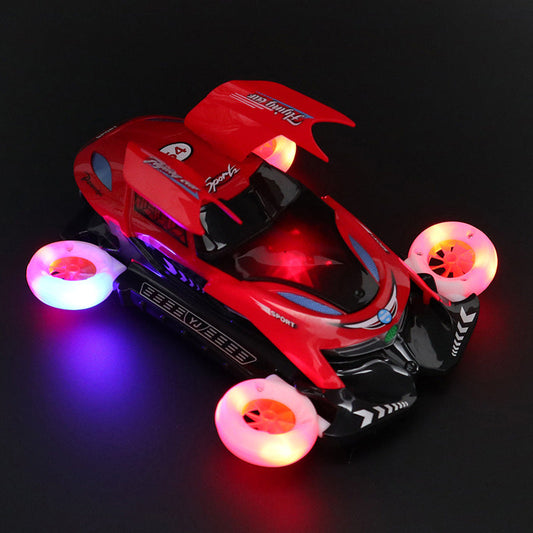 Rotating Toy Car with Lights and Sound
