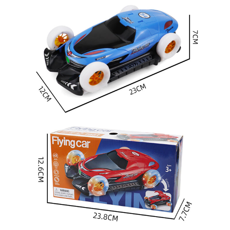 Rotating Toy Car with Lights and Sound