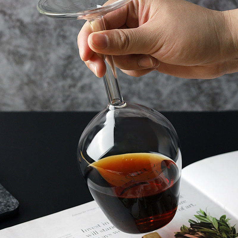400ml Upside Down Red Wine Glass
