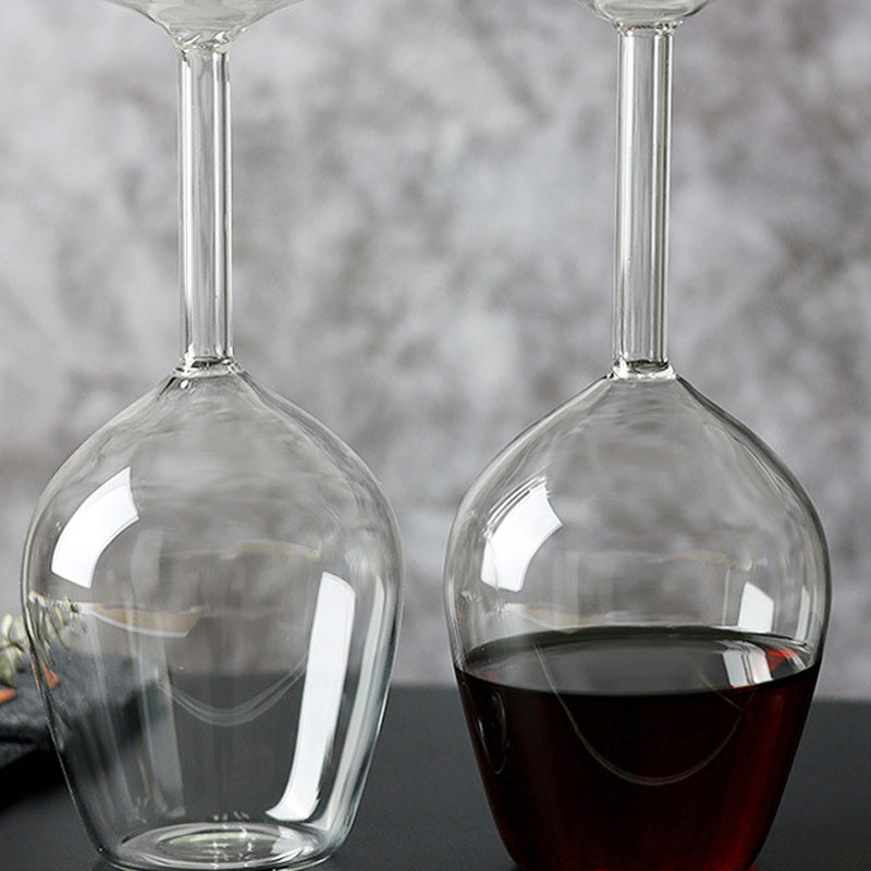 400ml Upside Down Red Wine Glass