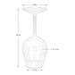 400ml Upside Down Red Wine Glass