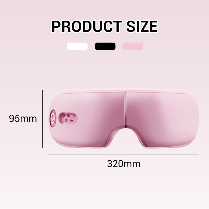 👓 60% OFF NOW ! 🎵 Smart Music Eye Massager with Heat – Soothing Vibration, Bluetooth Connectivity & Portable Design 😌