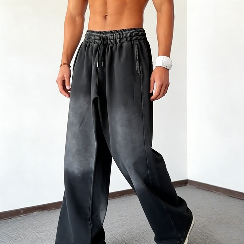 ⏳Time-Limited Special⏰Men's Wide-Leg Drawstring Casual Pants