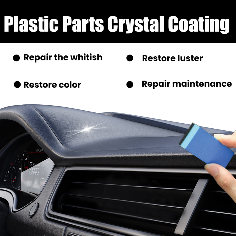 Plastics Parts Crystal Coating With Sponge