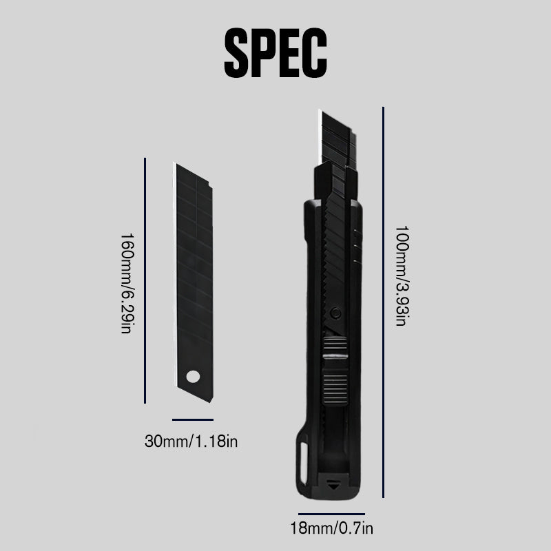 🔪 50% OFF NOW ! ⚡ Heavy-Duty Sharp Utility Knife – Ergonomic Grip, Safety Lock & Replaceable Blade 🛠️