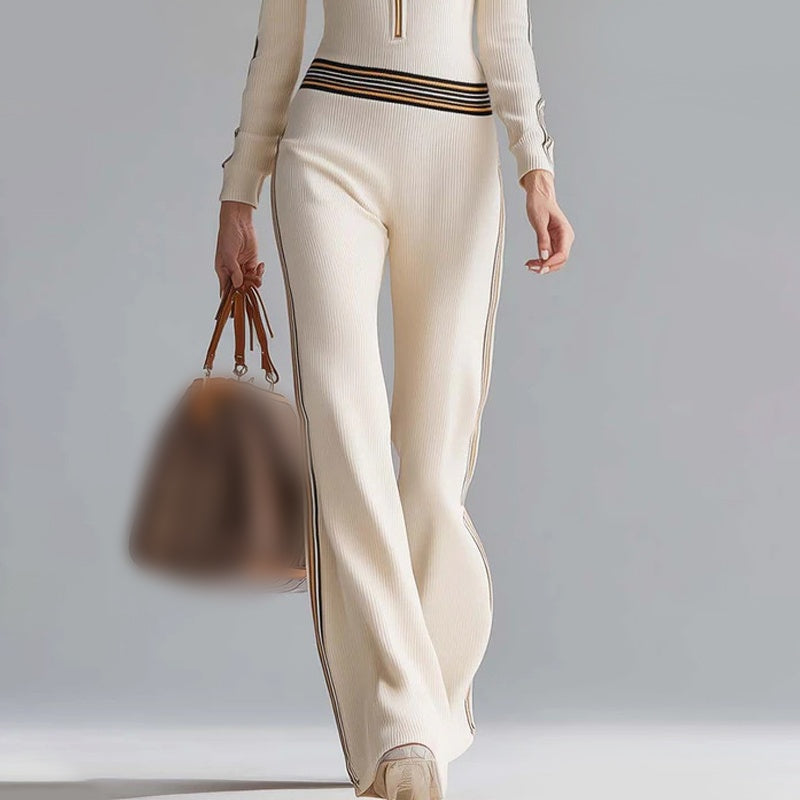 🔥New arrivals offer-Women's Hooded V-Neck Zip-Up Knitted Jumpsuit