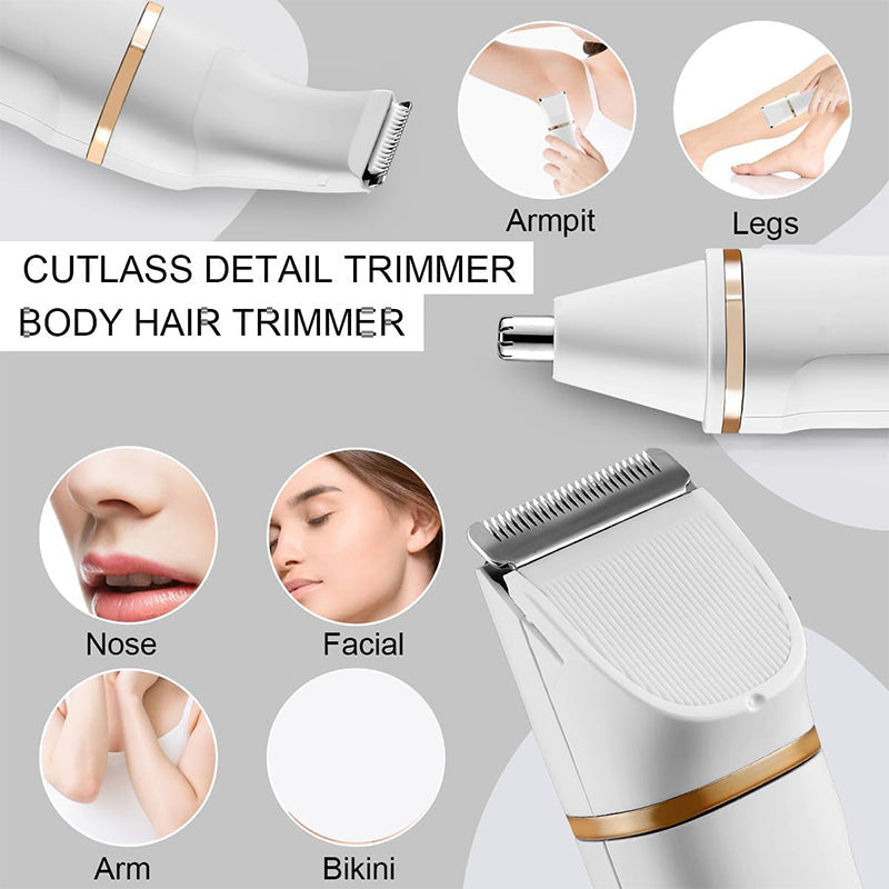 3-in-1 Electric Beard Trimmer with Base