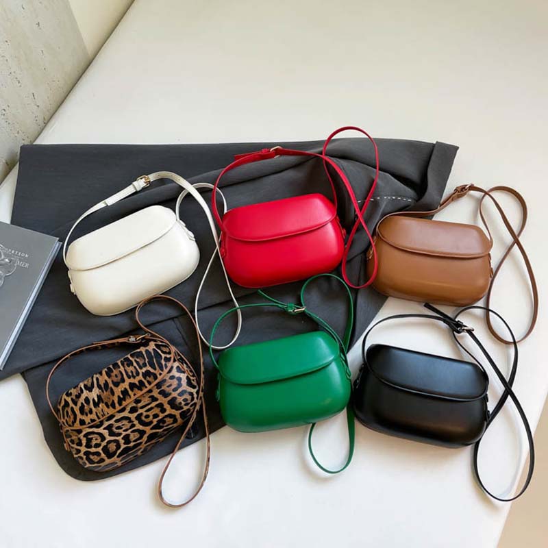 🔥Hot Sale Offers-Minimalist PU Leather Crossbody Saddle Bag