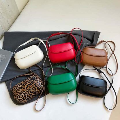 🔥Hot Sale Offers-Minimalist PU Leather Crossbody Saddle Bag