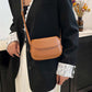 🔥Hot Sale Offers-Minimalist PU Leather Crossbody Saddle Bag