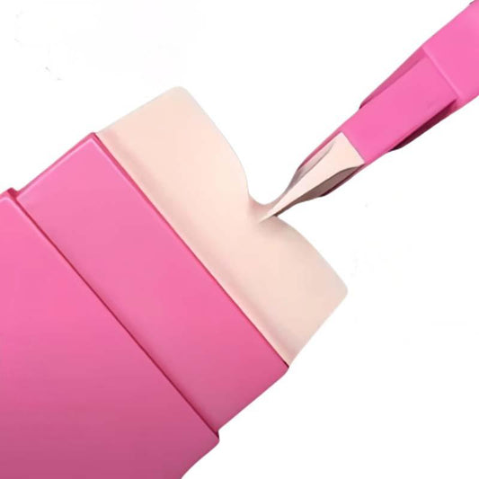 Portable Silicone Foundation Brush & Mixing Paper Set
