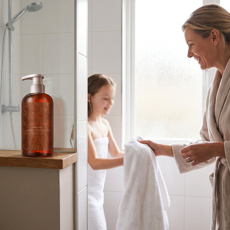 Nourishing & Fragrant Rose Essential Oil Shower Gel