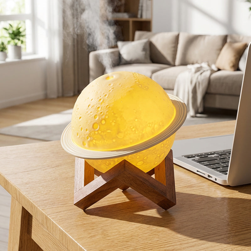 🔥Hot Sale Offers-Planet Humidifier & Ambient Night Light