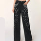 🔥Hot Sale Offers-Elegant Embellished Denim Pants for Women