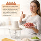 🔥Hot Sale Offers-Electric Meat Grinder with 2.5L Glass Bowl